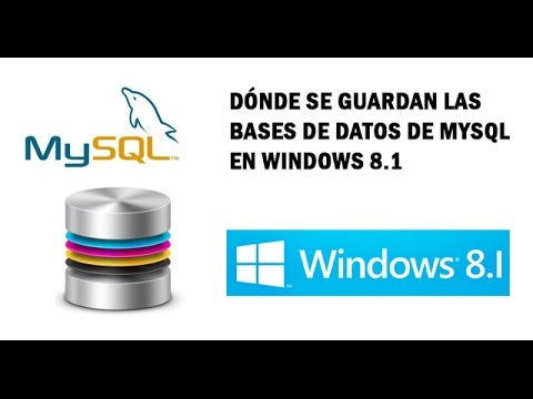 Dónde se guardan las Base de Datos(schema) de Mysql en Windows 8.1