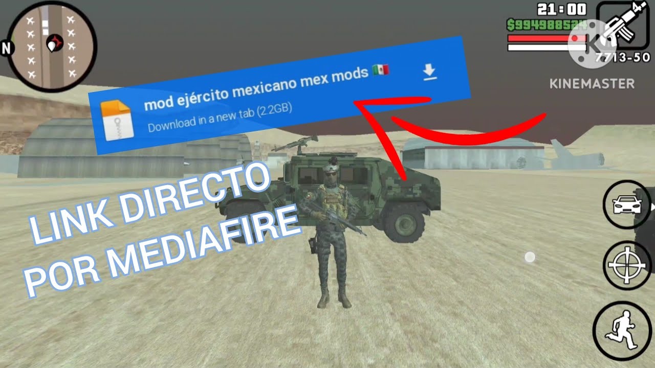 mod del ejército Mexicano para gta san andreas de android (link directo por mediafıre)