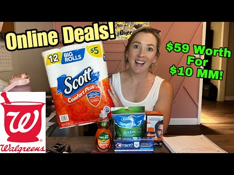 Walgreens Online Haul – Get $59 worth for FREE! Easy Curbside Deals! 3/12-18/23
