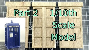 Make a TARDIS Model - Part 2 - The Sides