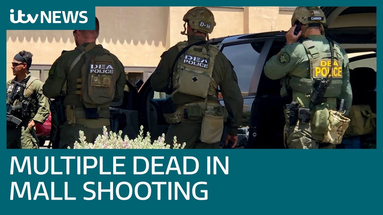 newspaper mockup Multiple killed after shooting rampage at Texas mall | ITV News