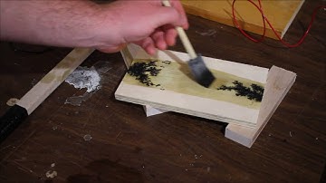Burning Lichtenberg Fractals into wood with high voltage electricity!