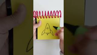 How to Draw a Rocket on Blue’s Clues Notebook #howtodraweasy #bluesclues
