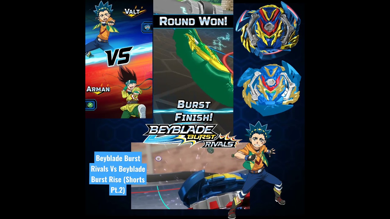 Beyblade Burst Rivals Vs Beyblade Burst Rise (Shorts Pt.2)