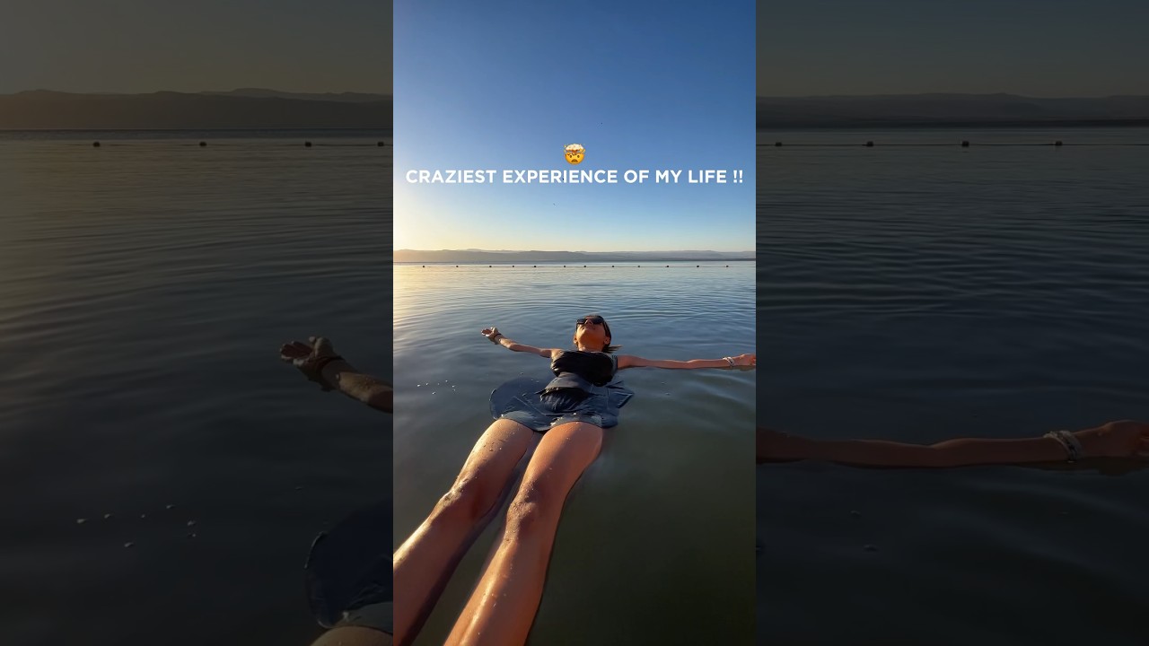Floating in Dead Sea was the craziest experience of my life !! This is Jordan 🇯🇴