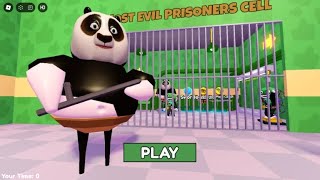 KUNG FU PANDA BARRY'S PRISON RUN (Obby) #roblox #scaryobby