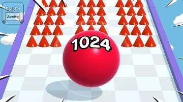 Ball Run 2048 | All Level Gameplay | Android, iOS | NEW UPDATE #2