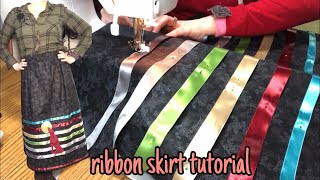 Simple Ribbon Skirt Tutorial: from start to finish!
