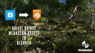 Quixel Bridge - Megascan to Blender Workflow