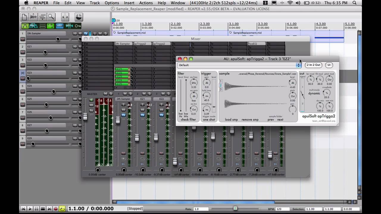 Daily Tip (Feb 13) Reaper Drum Replacement YouTube