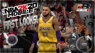 NBA 2K20 IOS/ ANDROID GAMEPLAY FIRST LOOKS!!
