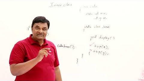 Lecture 15.4 : Static Inner Class — [Abdul Bari] Java Course