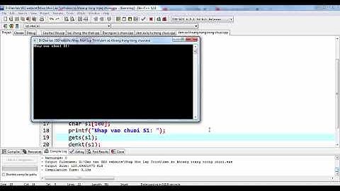 Lập trình C Bài 25   Đếm số khoảng trắng trong chuỗi hay đếm dấu cách trong chuỗi