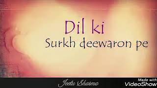 Naam Hai Tera Whatsapp Love Status Video Jeetu Sharma Lyrics Song Himesh Resmiyha