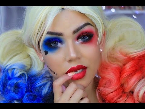 HARLEY QUINN HALLOWEEN MAKEUP