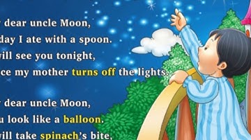 uncle moon , chapter 4,class 1st , English reader