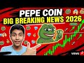 PEPE COIN PRICE PREDICTION 2026 || PEPE COIN NEWS TODAY || PEPE CRYPTO PRICE PREDICTION 