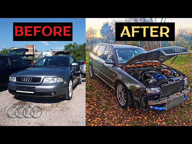 CRAZY DIESEL POWER! AUDI A4 B6 TDI AVANT STAGE 3 - 3.7 BAR BOOST AND DOUBLE  THE ENGINE POWER 