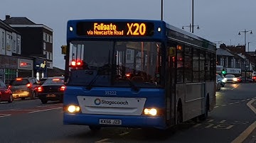 NEW TRANSFER: Route X20 | KX56JZD/35222 - Stagecoach North East: Dennis Dart SLF/ADL Pointer 2