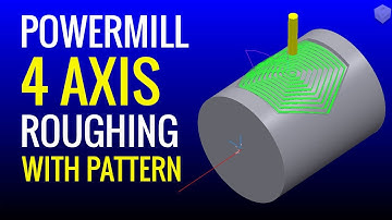 PowerMill 4 Axis Roughing - An Amazing Technique which Amaze You.