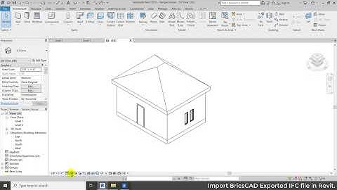 How to import BricsCAD Exported IFC File in Revit? | Import IFC File in Revit Software