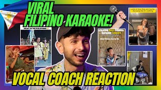 How Are They So Good! | Filipino Karaoke Vocal Coach Reaction π€πΆ