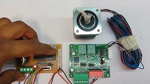 Stpper Motor Controller with Dual Push Buttons | Forward/Reverse + 5 Speed Control