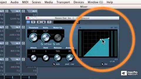 36  Soft Knee vs Hard Knee (Compressor) (Cubase 5 Mastering)