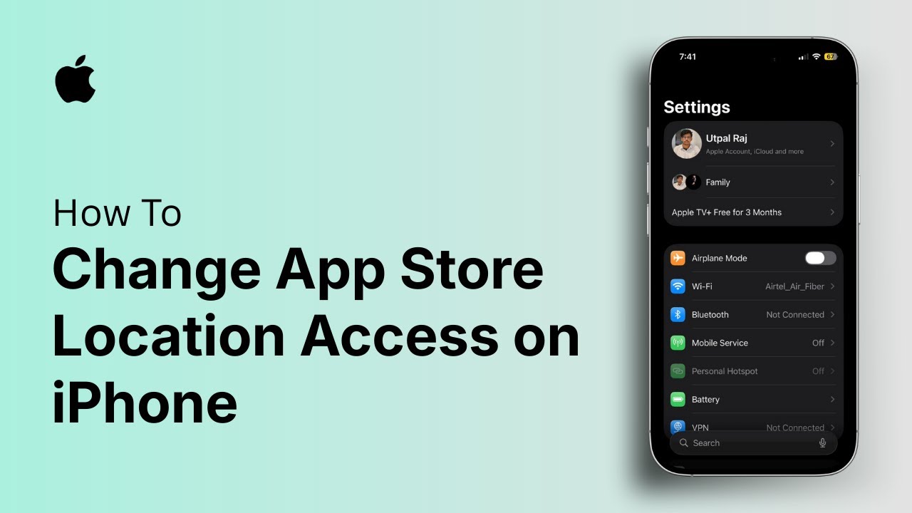 How to Change App Store Location Access on iPhone - YouTube