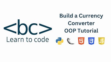 How to Code a Currency Converter - OOP Tutorial - Full Stack Project