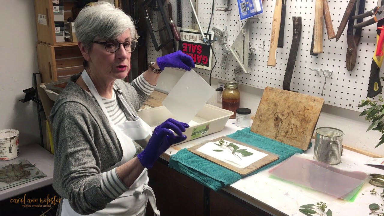 How to Glue Printed Paper to a Wood Panel — carol ann webster