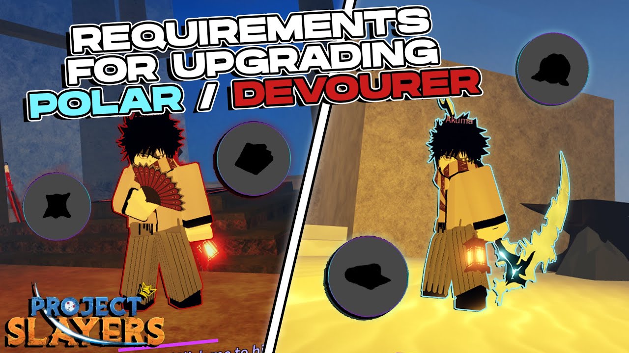 Roblox Project Slayers PS COMPLETE Devourer Set Armor Clothing Weapons