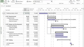 Microsoft Project 2013 Tutorial   Assigning Costs to Tasks