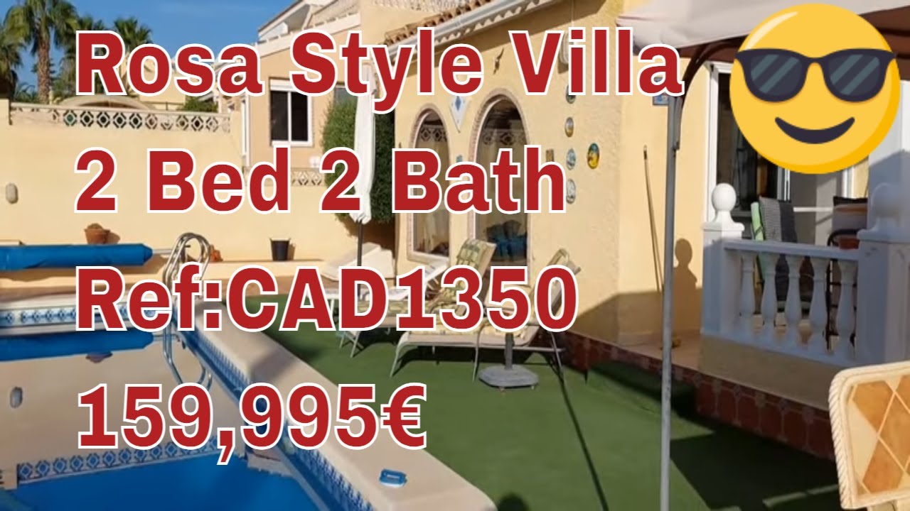 CAD1350 159,995 euros. Property for sale Spain villa sales costa Calida