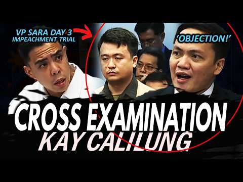 Maiinit na SAGUTAN ni Atty. Ligutan at Atty. Narvasa sa cross-examination kay Calilung