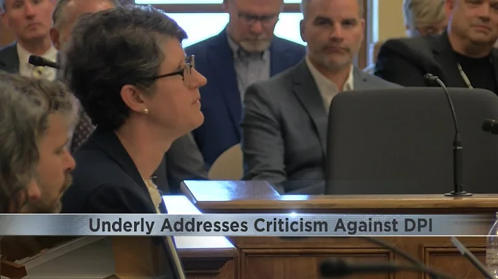 State Superintendent Jill Underly addresses criticism over DPI's handling of teacher sexual