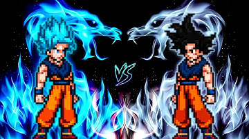 Goku Perfect SSB OP (New) VS Manga Goku OP V2 in Jump Force Mugen