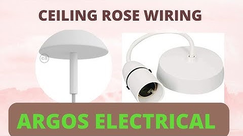 Ceiling Rose Wiring _Ceiling Rose Connection _Ceiling Rose Installation.