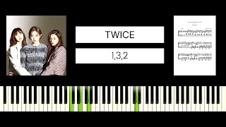 TWICE - 1,3,2 (JEONGYEON,MINA,TZUYU) BEST PIANO TUTORIAL &amp; COVER