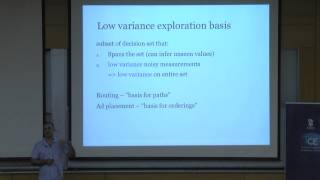 An Efficient Exploration Basis for Learning - Elad Hazan - Technion lecture