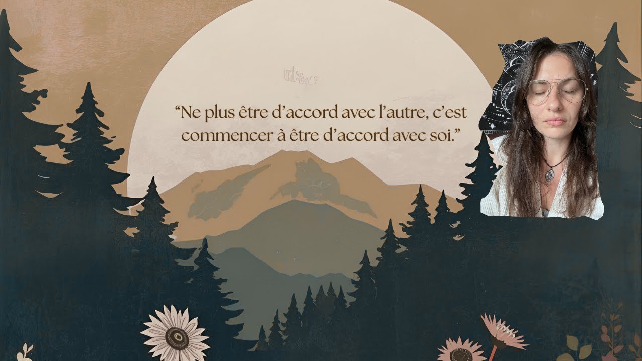 "Ne pas être d'accord avec l'autre, c'est commencer à être d'accord avec soi."