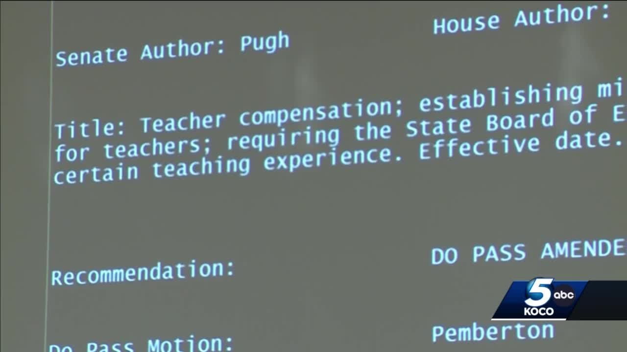 Bill Regarding Teacher Pay Raise Clears First Hurdle At Oklahoma Capitol Youtube