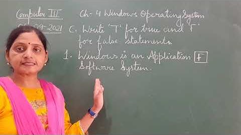 Class III Computer 06 09 2021 by Ms Poonam Singh