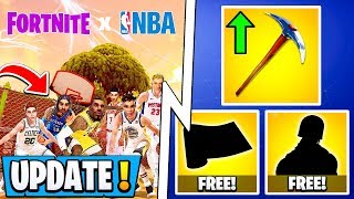 *NEW* Fortnite Update! | Free NBA Rewards, 9.10 Early Changes, Tfue!