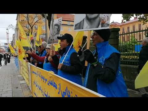 تظاهرات دادخواهان جنبش دادخواهی قتل‌عام زندانیان سیاسی در استکهلم سوئد-۱۴مهر۱۴۰۰