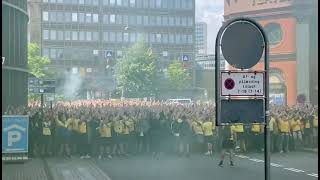 FC Copenhagen & Bronby IF fans before derby match. 08.08.2021