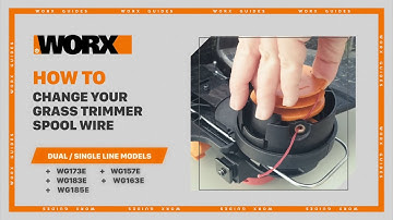 How To Replace Your Spool Line - Grass Trimmer - WORX UK