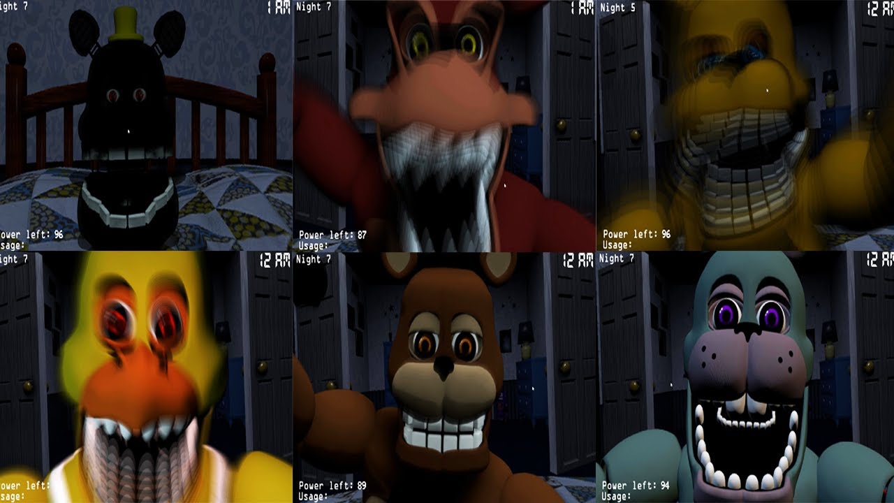 Heres a thing I made combing the nightmare animatronics (I forgot to add  nightmare) : r/fivenightsatfreddys