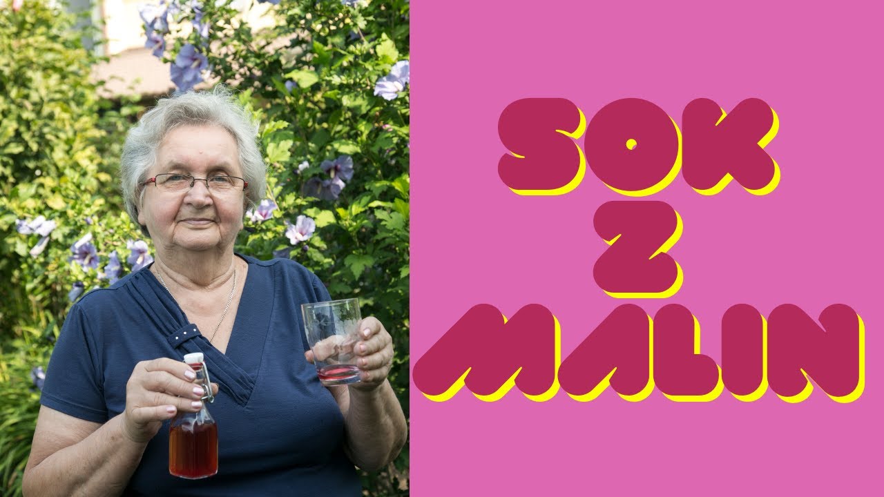 Domowy sok z malin według tradycyjnej receptury