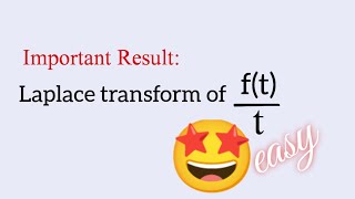 Laplace Transform Of Ftt laplacetransforms L1k345
